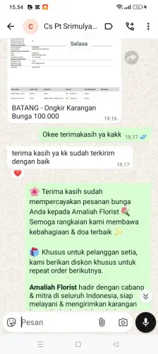 Testimonial Papan Bunga sangiangtanjung