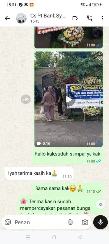 Testimonial Papan Bunga sangiangtanjung