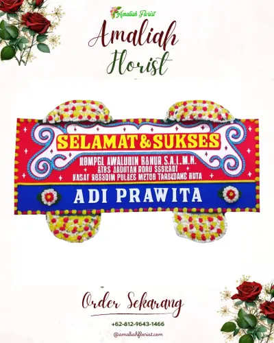 Karangan Bunga Ucapan Selamat sangiangtanjung